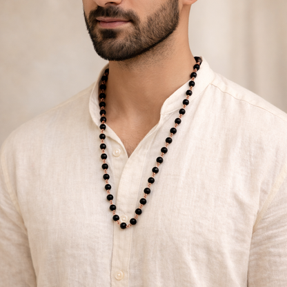 Ebony copper Mala