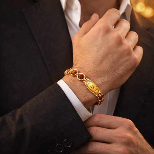 Om- Namah Rudraksha Bracelet (Jarkan)