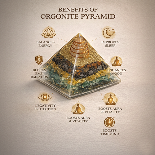 Orgonite Pyramid – Energy Balance & Positive Vibes