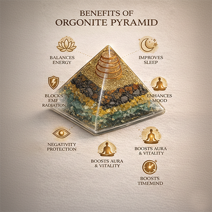Orgonite Pyramid – Energy Balance & Positive Vibes