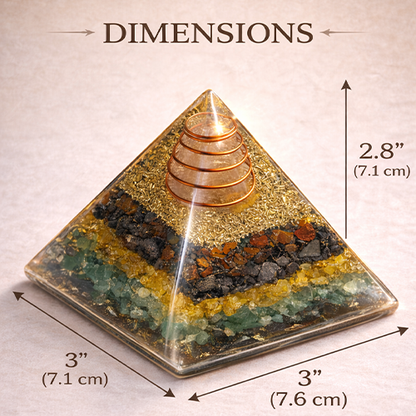 Orgonite Pyramid – Energy Balance & Positive Vibes