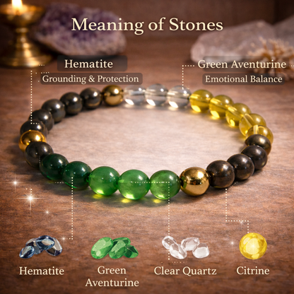 Multi-Stone Vedic Energy Bracelet