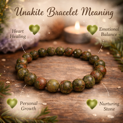 Rudraa Shree Unakite Bracelet