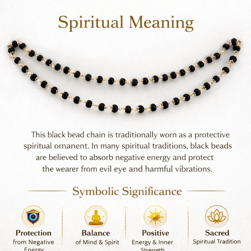 Ebony Mala -- Silver Cotted