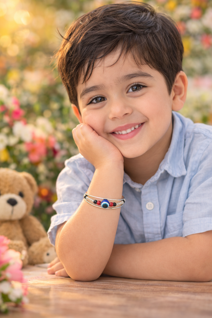 Evil Eye Silver Bracelet (Children)