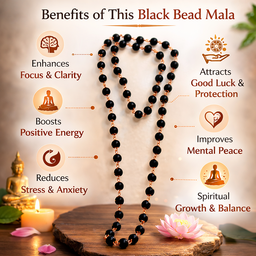 Ebony copper Mala