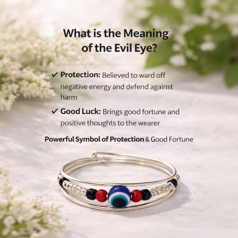 Evil Eye Silver Bracelet (Children)
