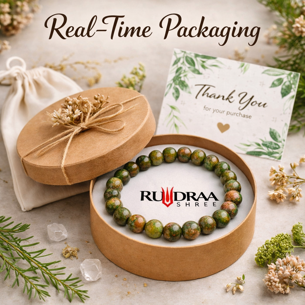Rudraa Shree Unakite Bracelet