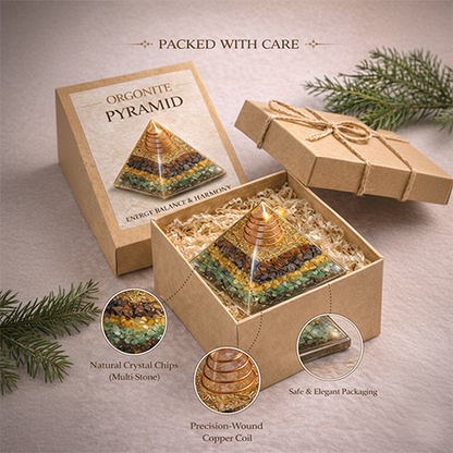 Orgonite Pyramid – Energy Balance & Positive Vibes
