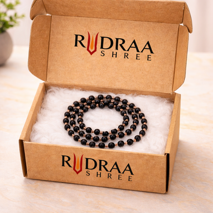 Ebony copper Mala
