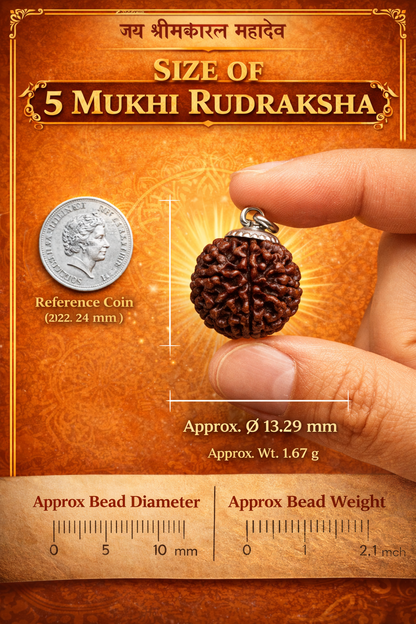 5 Mukhi Rudraksha