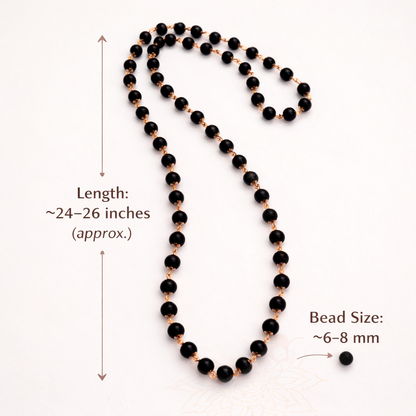 Ebony copper Mala
