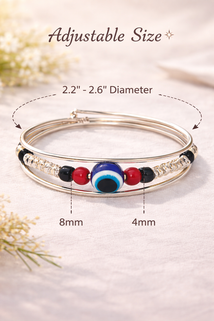 Evil Eye Silver Bracelet (Children)